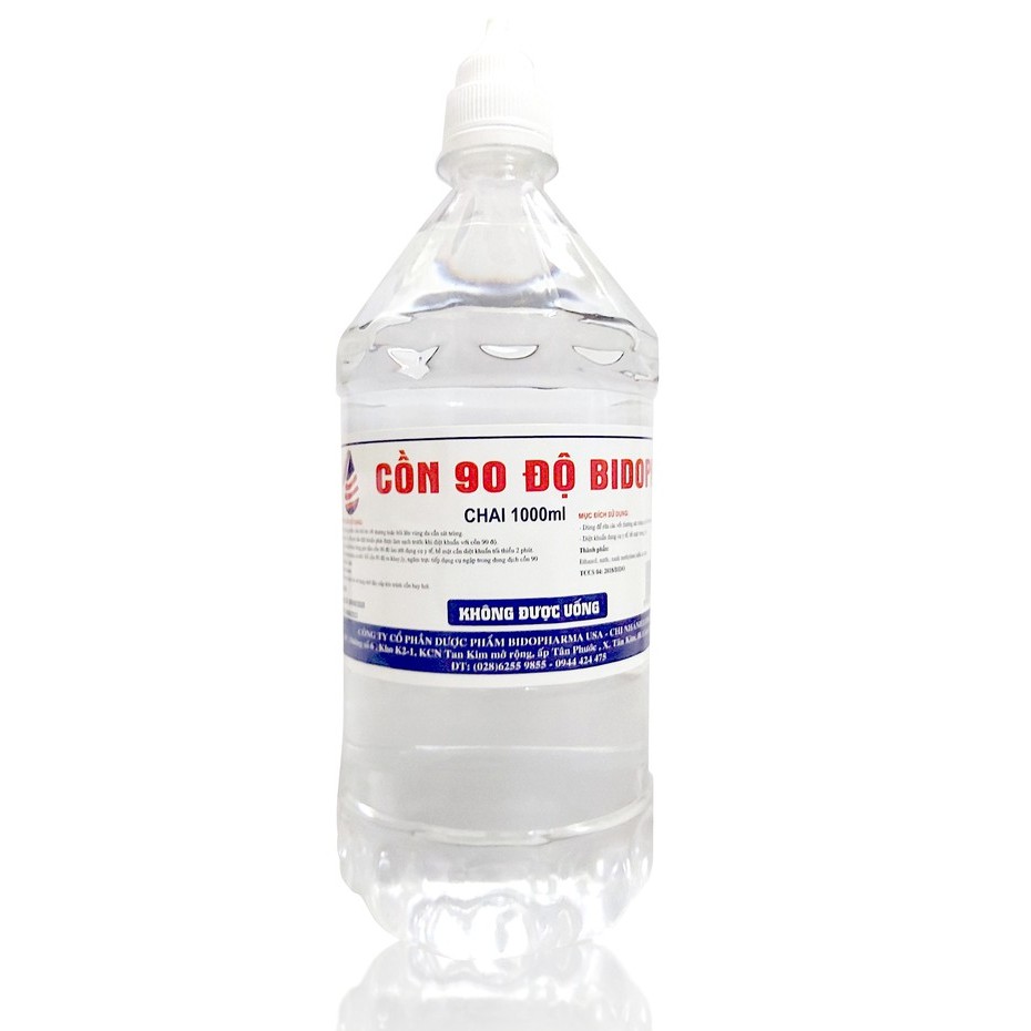 [Hỏa tốc HCM] Cồn 70/90 Độ 1000ml - Khử Khuẩn - Sát trùng vết thươngJ