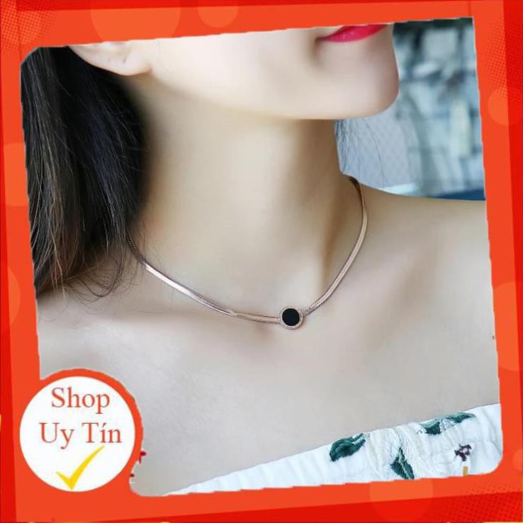 Dây chuyền nữ đẹp titan cao cấp choker đeo sát