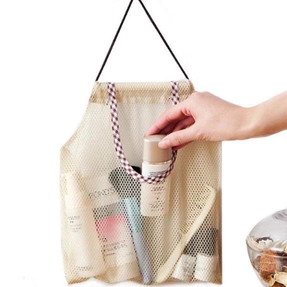 Túi đựng hành tỏi treo tường làm bằng lưới chống ẩm mốc
