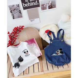Set Body mickey núp cho bé