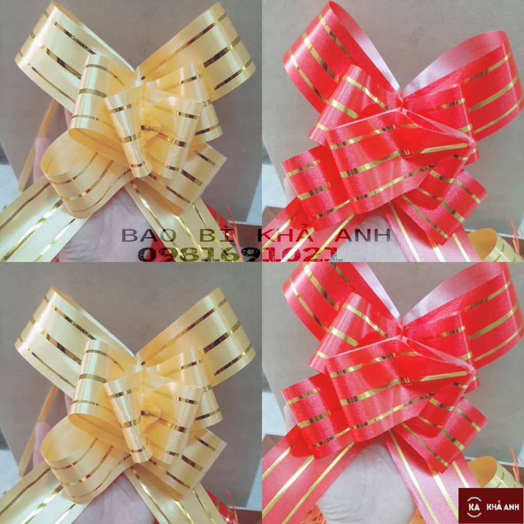 Nơ trang trí quà,giỏ quà tết,4k 1 cái 40k 10 cái
