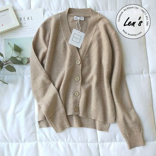 ÁO KHOÁC LEN NÚT GỖ ĐẸP