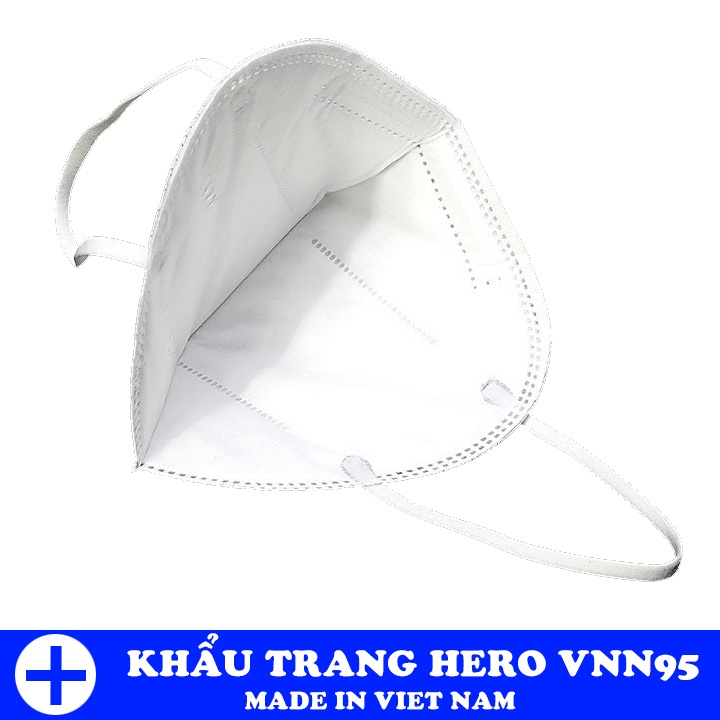 Hộp 5 khẩu trang N95 thiết kế 5 lớp kháng khuẩn cao cấp HERO VNN95