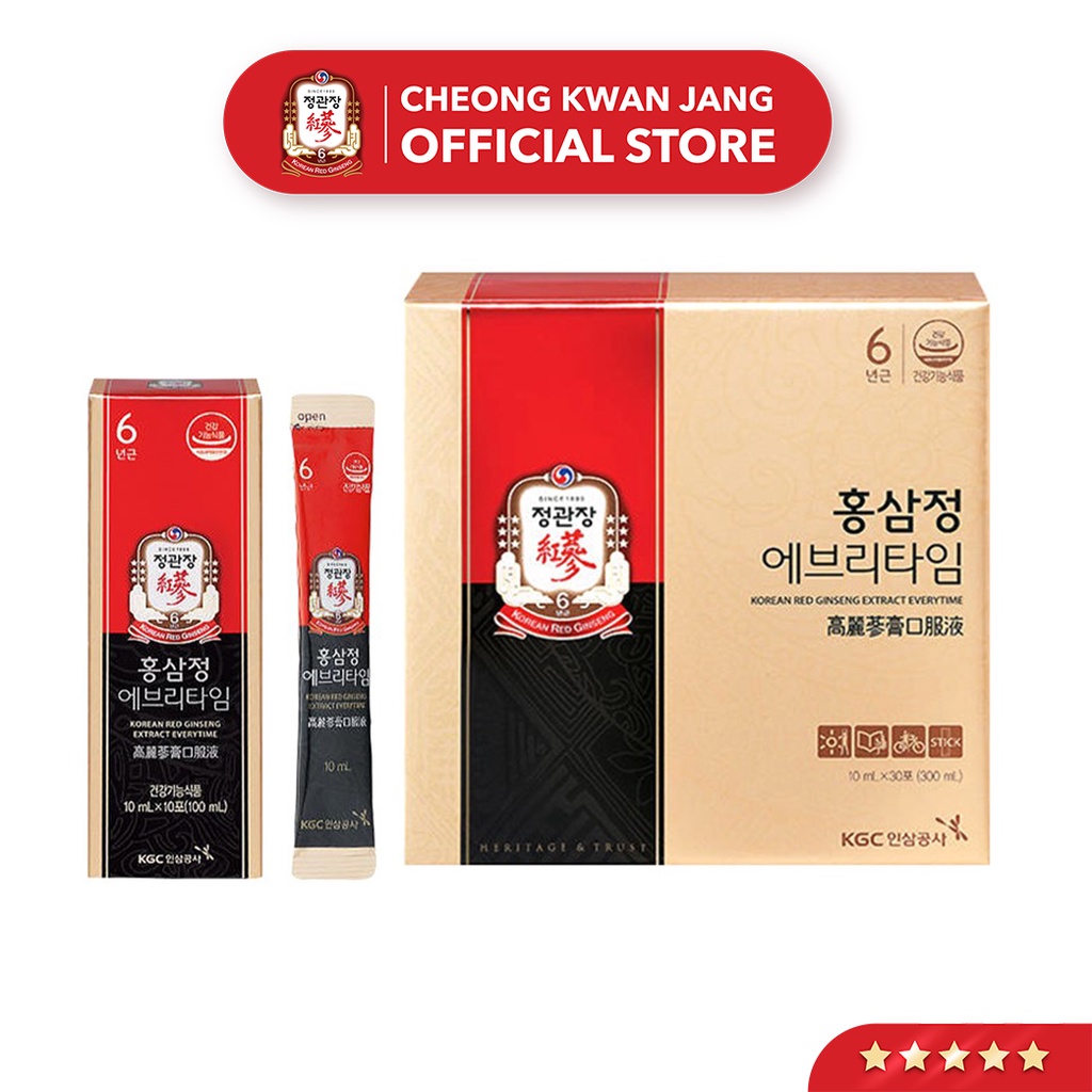 Tinh Chất Hồng Sâm Pha Sẵn KGC Cheong Kwan Jang EveryTime Original (30 gói)