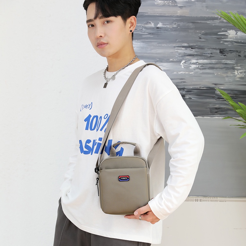 Túi Xách Đeo Vai Vải Oxford Siêu Nhẹ Chống Thấm Nước Phong Cách Mới Cho Nam