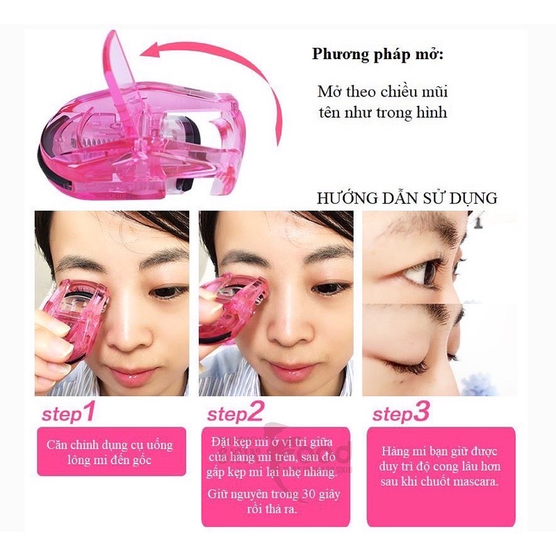 Bấm mi Kai Compact Eyelash Curler Nhật Bản