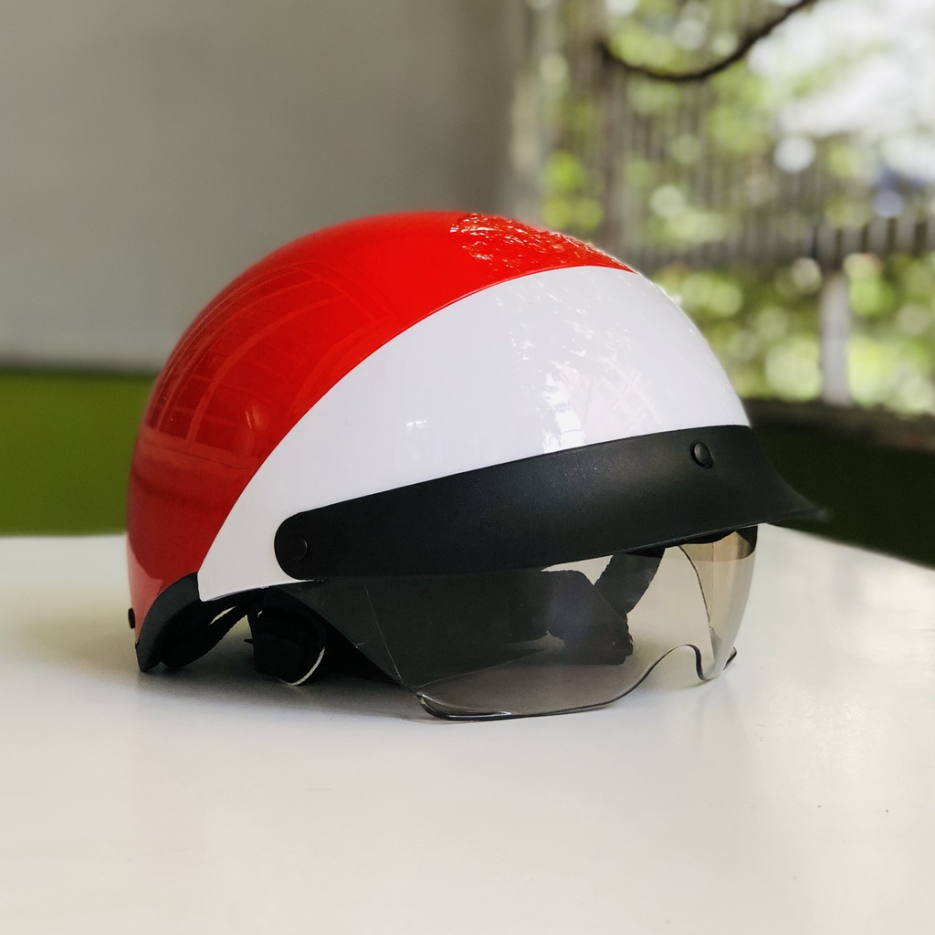 Mũ bảo hiểm nửa đầu Asia MT140K kính âm freesize cho vòng đầu 54-57cm, nón đa dạng màu, bảo hành 12 tháng