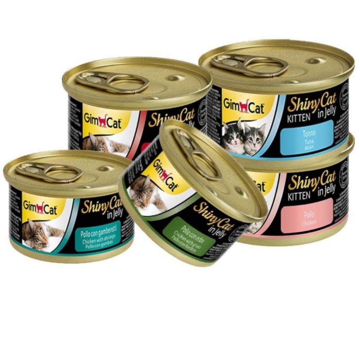 Pate cho mèo GimCat Shiny Cat Filet lon 70g