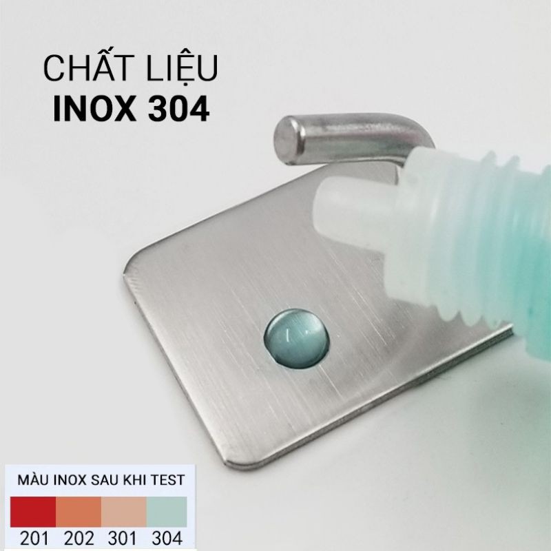 [Mã LIFEXANH03 giảm 10% đơn 500K] Móc treo đồ dán tường Inox 304 tiện dụng chịu trọng lượng 10kg