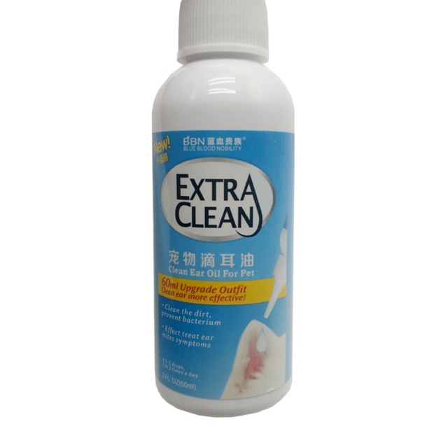 [Mã 55FMCGSALE1 giảm 10% tối đa 40K đơn 250K] Dung dịch vệ sinh tai / nước rửa tai cho chó mèo EXTRA CLEAN