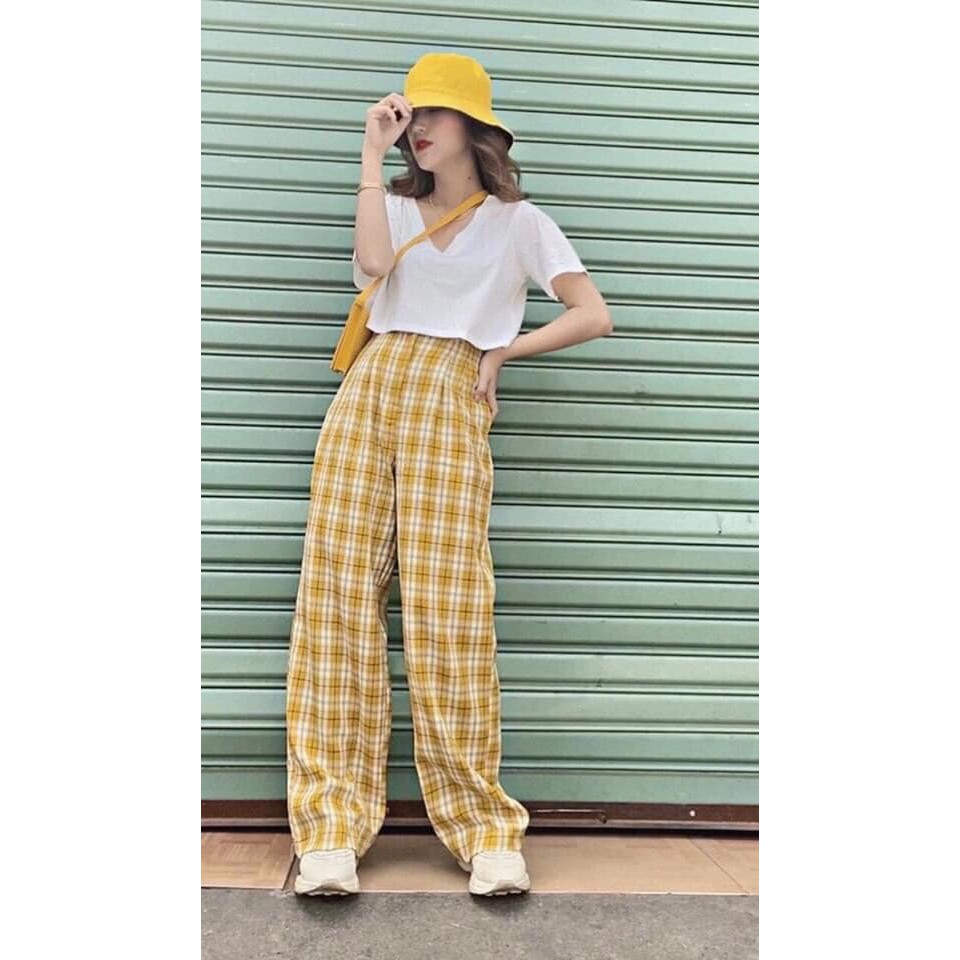 Quần nữ LONG caro pant 7 màu