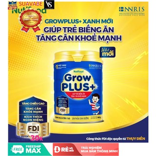 TKBSB15K giảm 15k cho đơn 200k Sữa bột Nutifood Grow Plus Xanh 1500g DAte