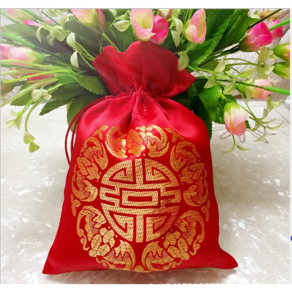 Túi gấm đỏ cao cấp