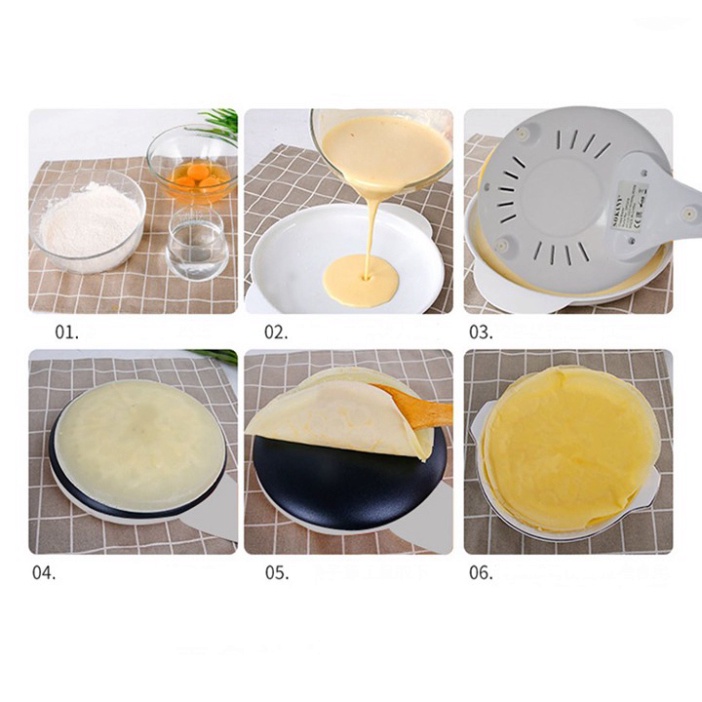 Máy làm bánh pancake, bánh crepe, bánh tráng tại nhà Sokany