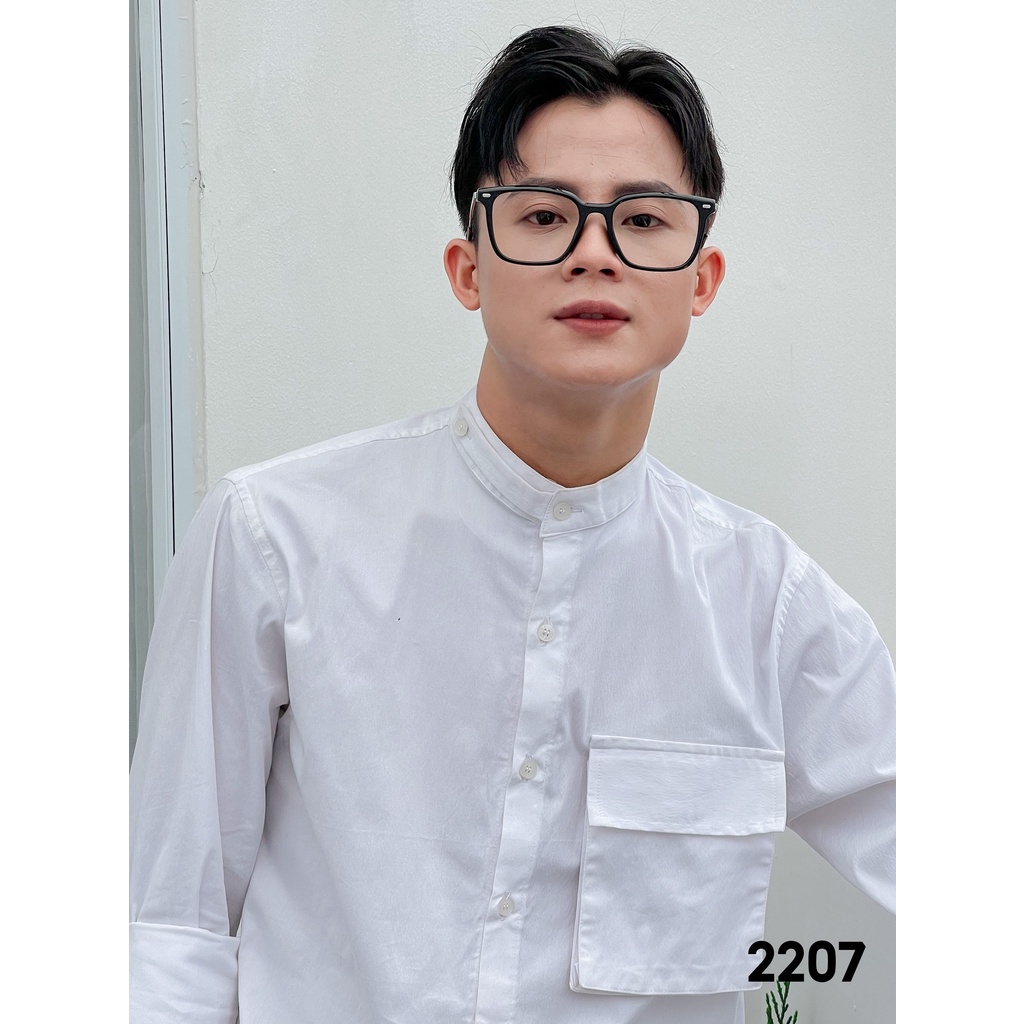 Kính gọng vuông nam nữ LILYEYEWEAR mắt to bảo vệ mắt đi đường chống bụi kiểu dáng thời trang 2207