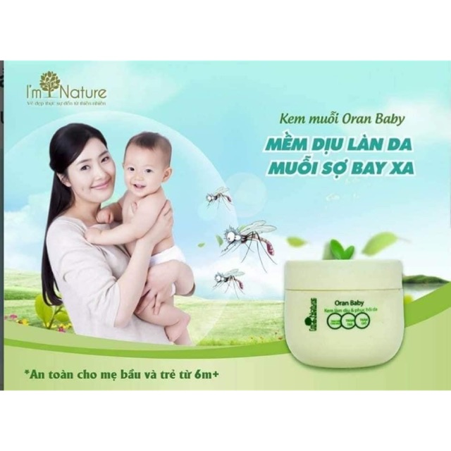 [ SẢN PHẨM CHÍNH HÃNG I’M NATURE] KEM BÔI MUỖI I’M NATURE