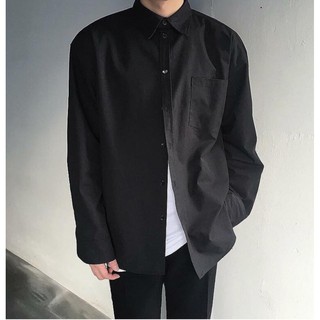 Áo sơ mi basic unisex form rộng