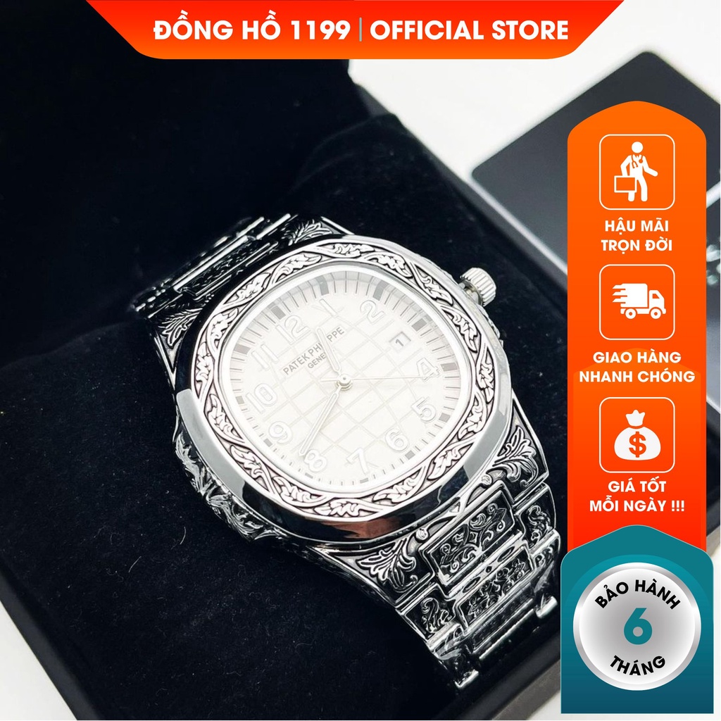 [QUÀ TẶNG] Đồng hồ nam - Đồng Hồ Dây Thép Chống Nước Chống Xước Máy Chuẩn Chất Liệu Cao Cấp 572.LM - 1199 Watches | BigBuy360 - bigbuy360.vn