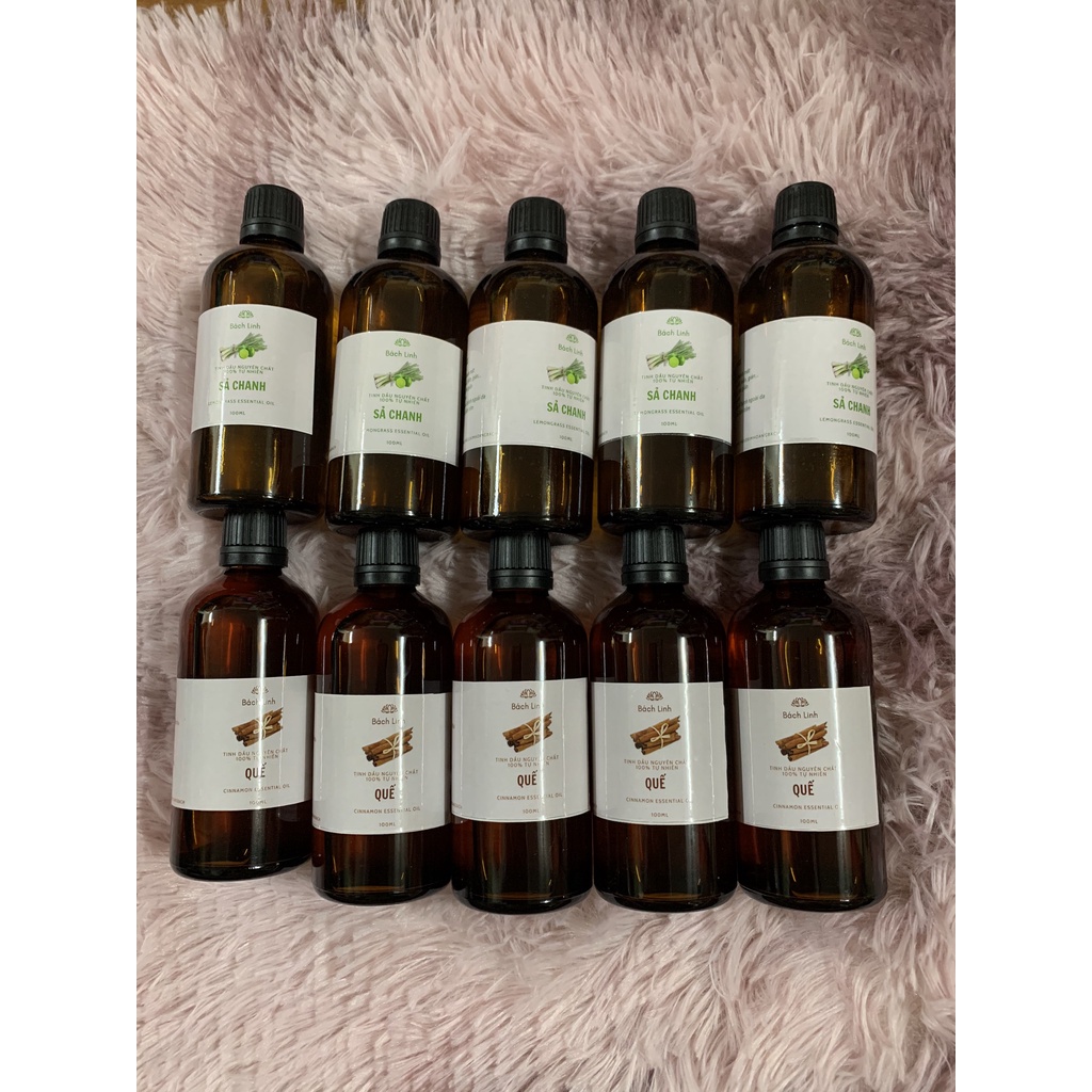 Tinh Dầu Quế 100% Tự Nhiên Lọ 100ml - Tình Dầu Bách Linh Hương Quế