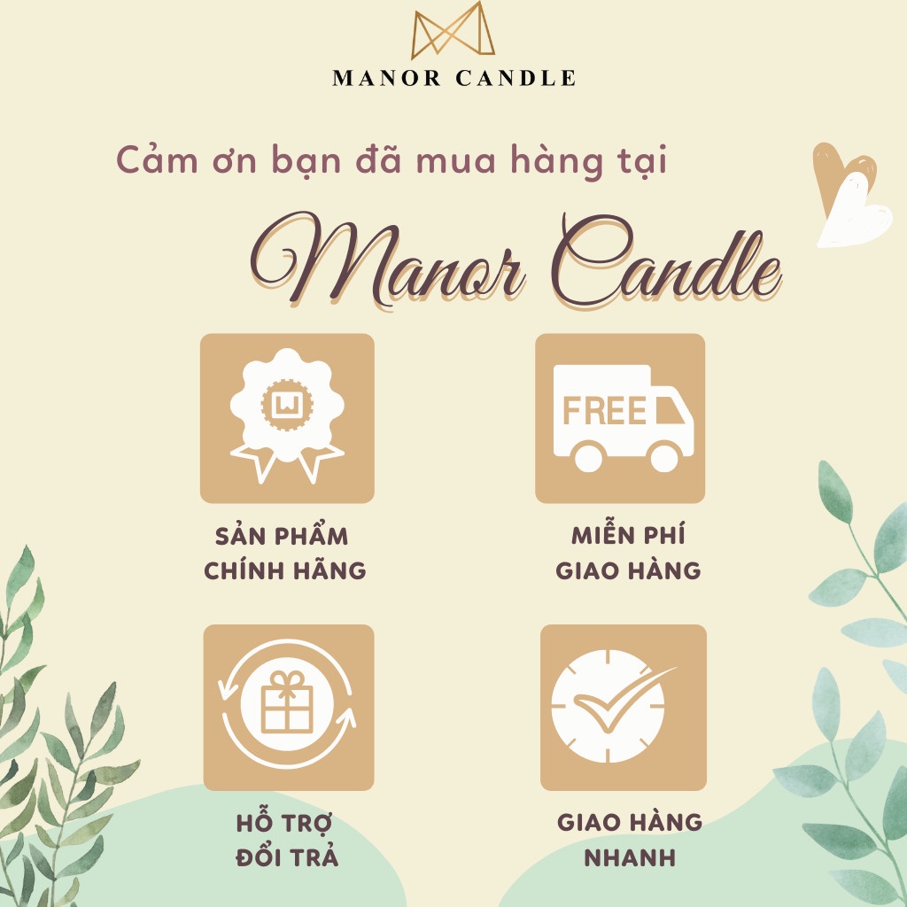 [Mã LIFE20KALL giảm 10% đơn 50K] Nến thơm BANANA COFFEE cao cấp không khói an toàn, sáp cọ size 8oz 1 bấc 250gram