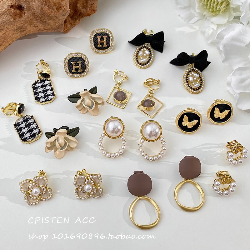 Khuyên Tai Đính Ngọc Trai Phong Cách Hàn Quốc Đơn Giản Dành Cho Nữ