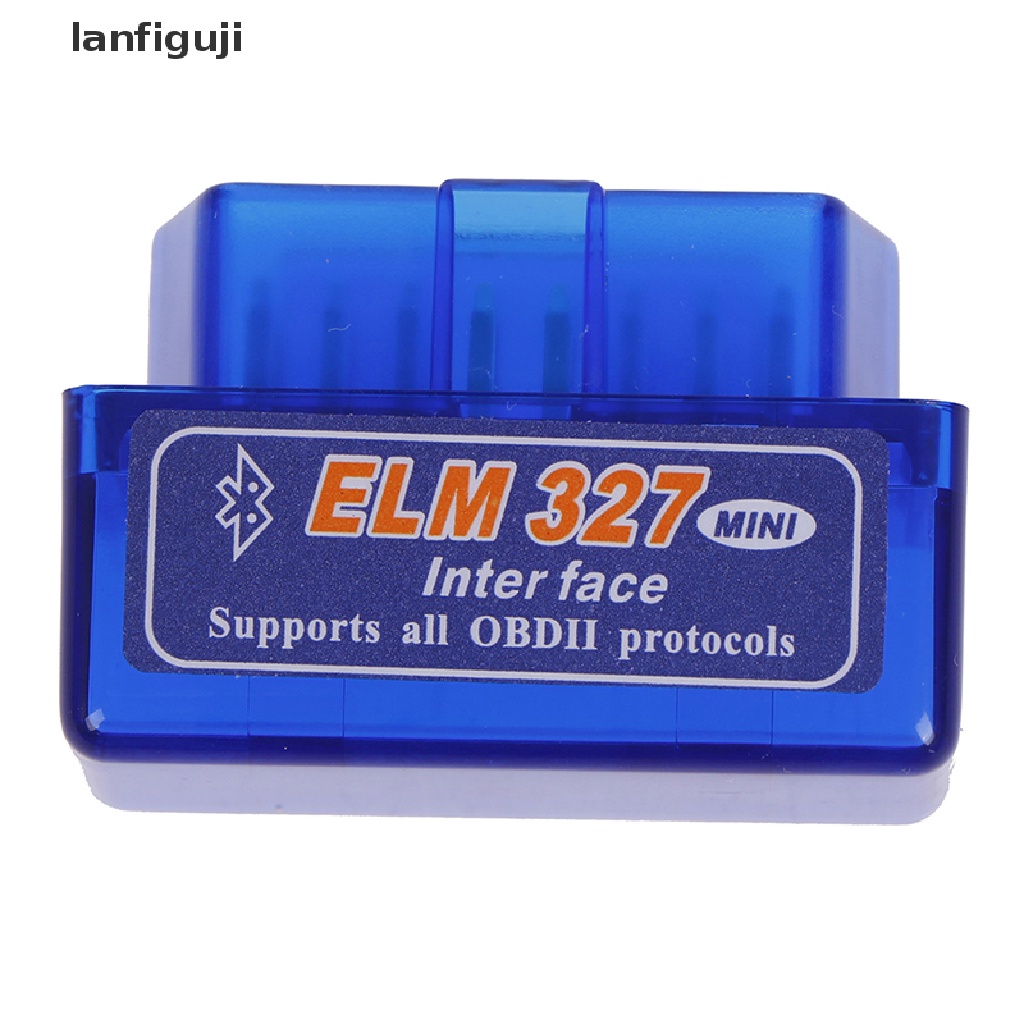 {lanfiguji} Bluetooth V2.1 Mini Elm 327 OBDII Scanner OBD Car Diagnostic Tool Code Reader hye