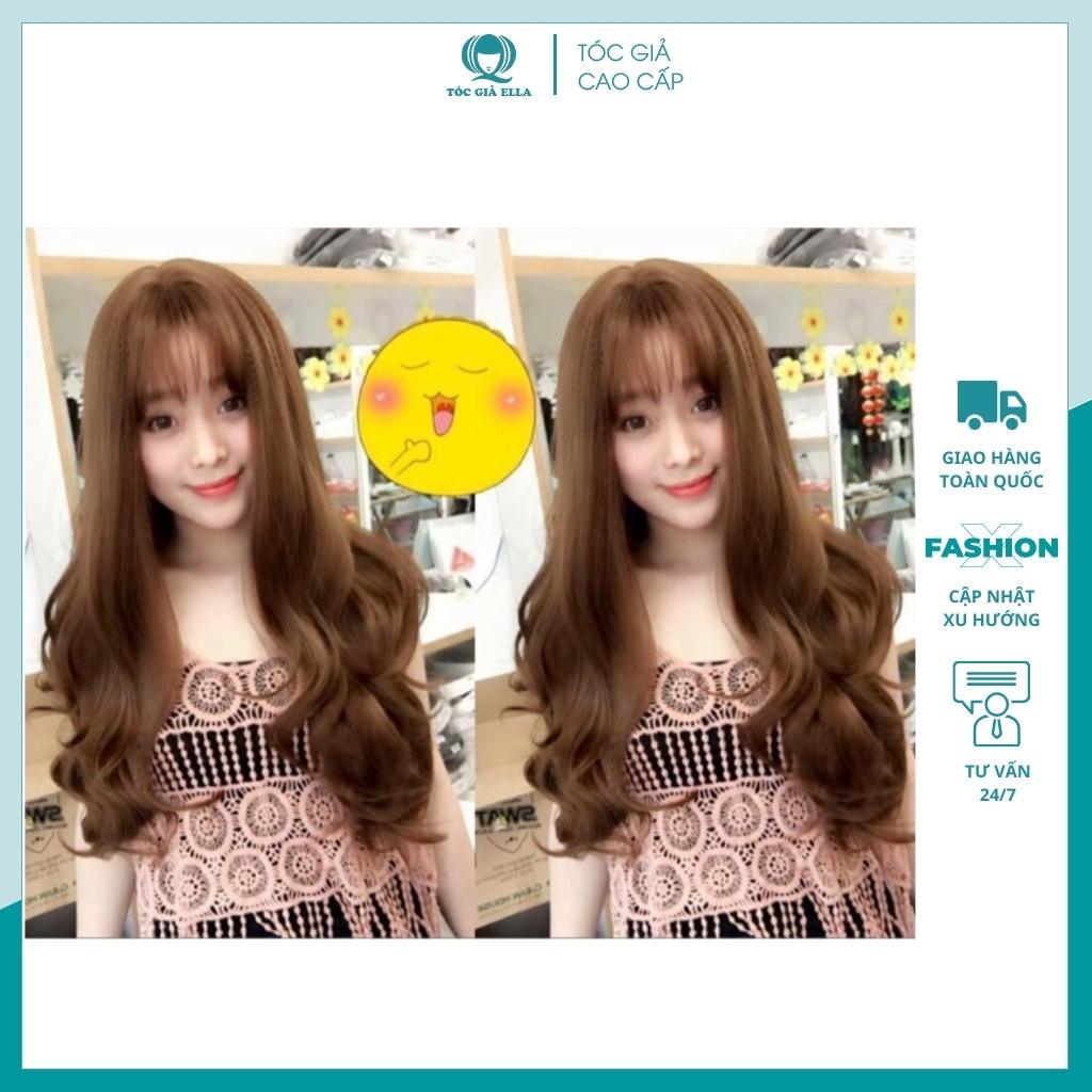 Tóc giả nữ cả đầu 🤡FREESHIP🤡 Tóc giả nguyên đầu xoăn dài 8136