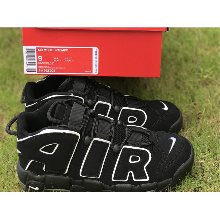 Giày Air More Uptempo Black