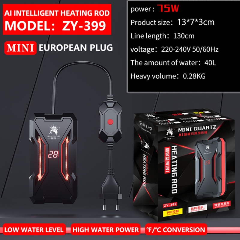 Thiết Bị Sưởi Ấm Bể Cá 25w 50w 75w 100w 150w 200w