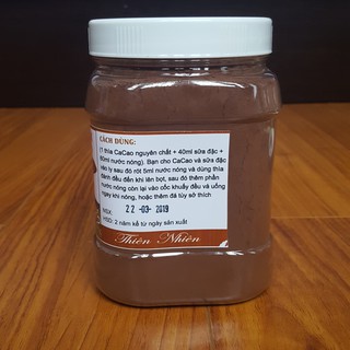 [FREESHIP 50K] Bột ca cao nguyên chất 100% từ Đăk Lăk 500g