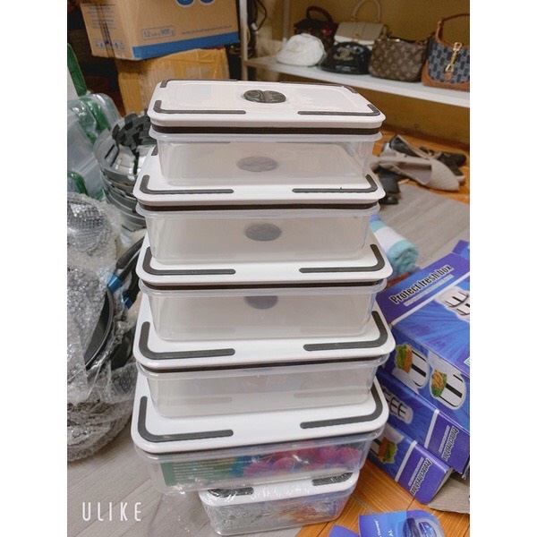 Hộp nhựa thực phẩm set 5 cái, hộp nhựa đựng thức ăn tủ lạnh