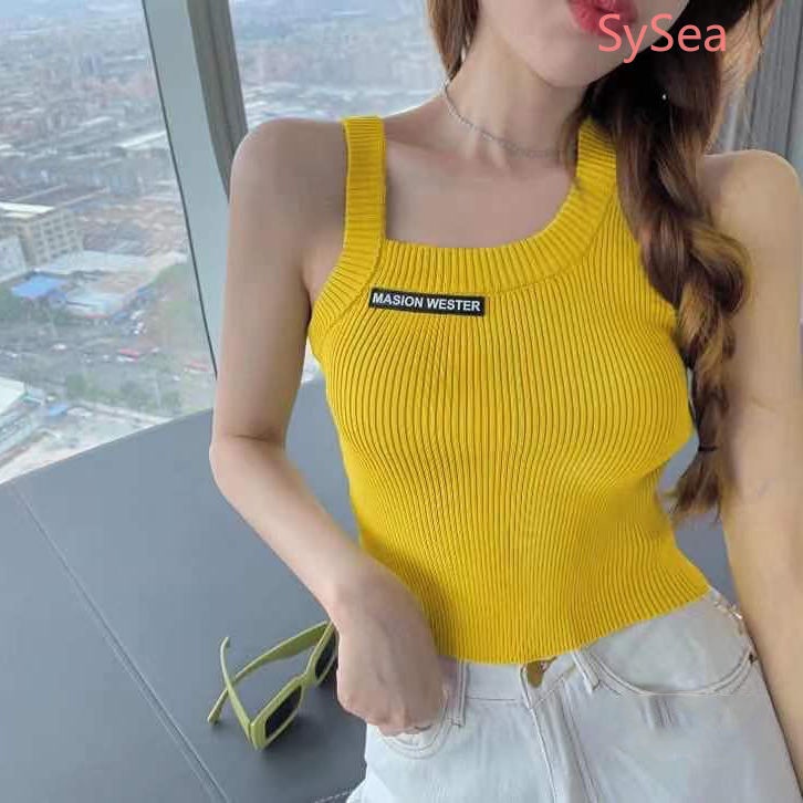 Áo Hai Dây Dệt Kim Thời Trang Mùa Hè Cho Nữ