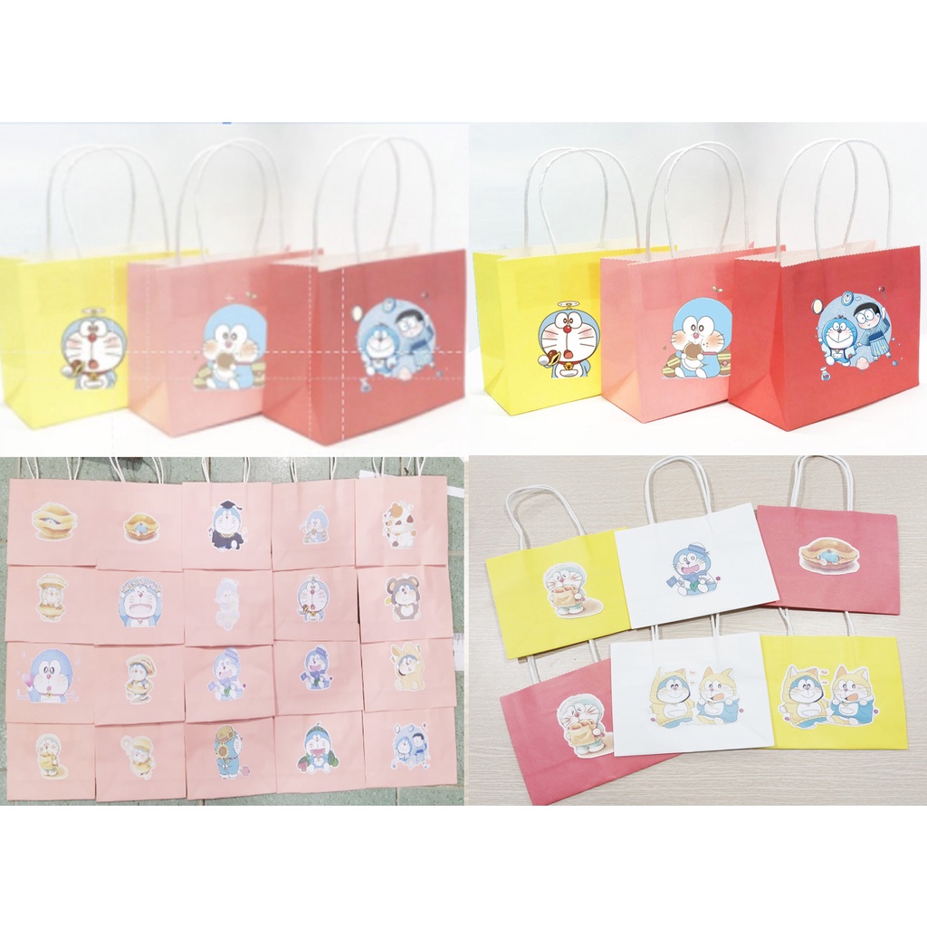 Túi giấy totoro TGI3 vô diện chuột vàng shin cậu bé bút chì doremon shiba one piece sumikko kero giáng sinh