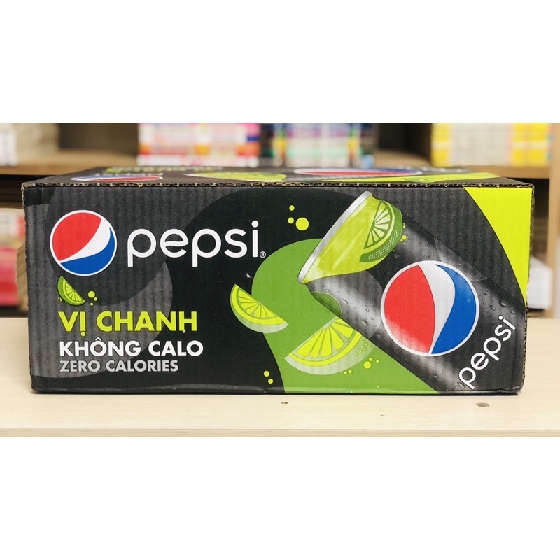 Pepsi chanh 24 lon/Thùng 320ml Chang's Food