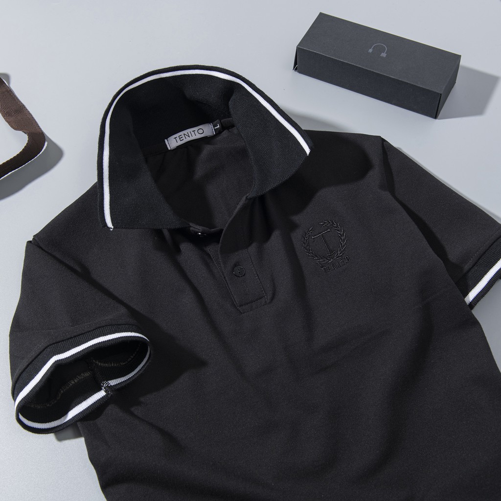 Áo polo nam Tenito,áo thun nam có cổ tay lỡ công sở(Hàng Xuất) | BigBuy360 - bigbuy360.vn