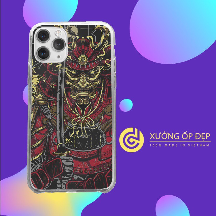 Ốp điện thoại giá mềm ốp lưng dũng sỹ samurai cực đẹp dành cho Iphone 5 đến 12 Promax POD20210280