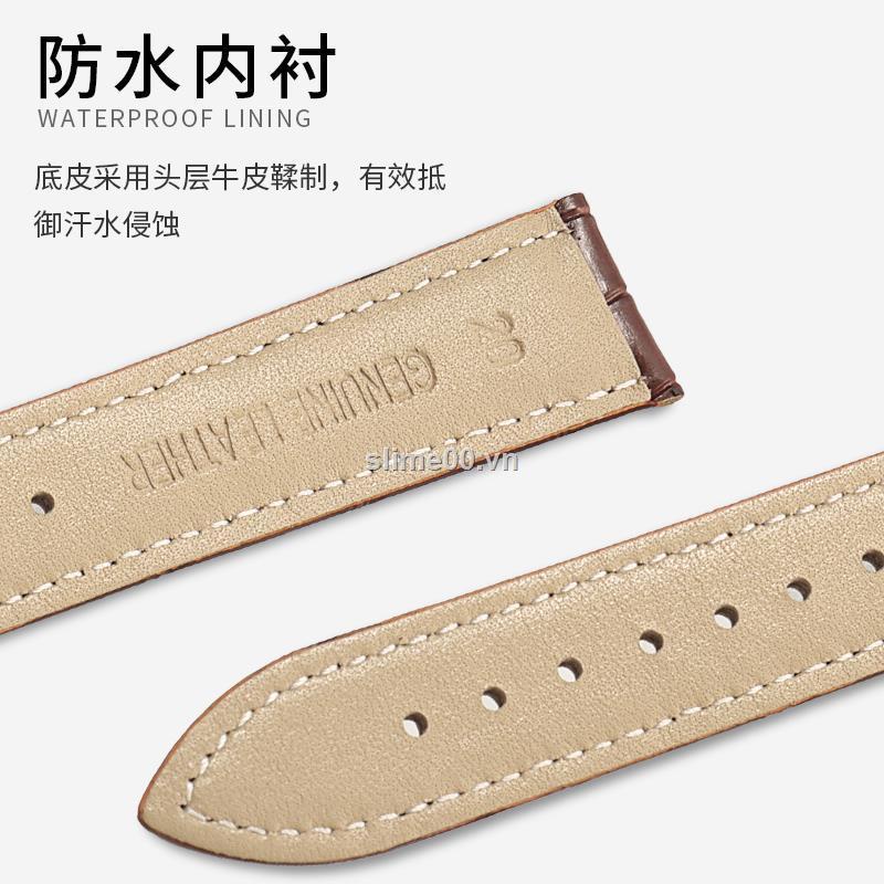 Dây đồng hồ da OMEGA có cánh bướm OMG Speedmaster Seamaster 300 cho nam nữ