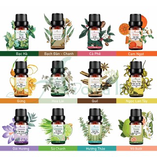 Tinh dầu Aroma life Tinh Dầu Thiên Nhiên Nguyên Chất (Tự Chọn 42 Mùi)