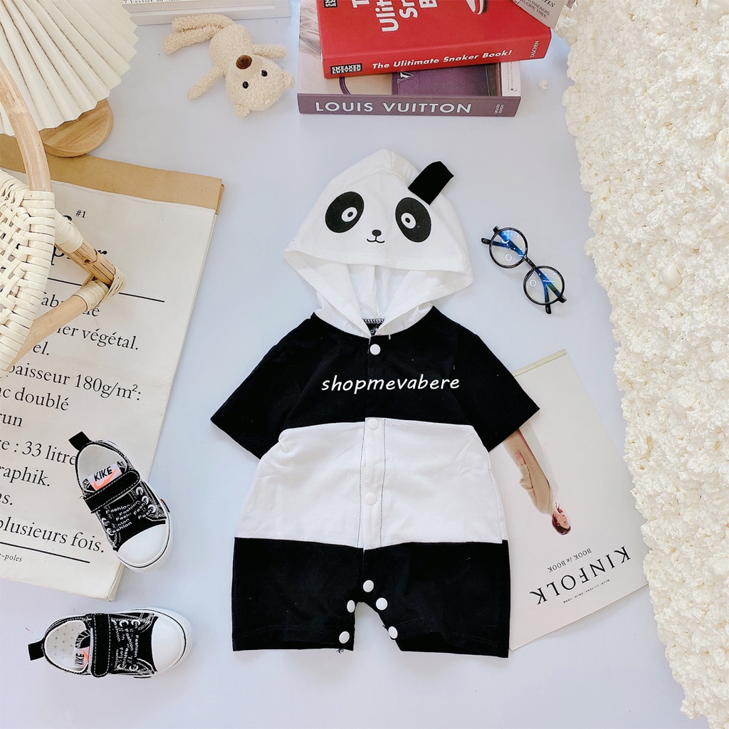 Body đùi có mũ hình ngộ nghĩnh cho bé trai và bé gái sơ sinh 3-14kg, được chọn mẫu - 𝐁𝐃𝟏𝟓