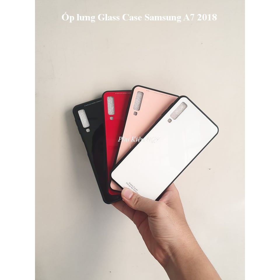 Samsung A7 2018|| Ốp lưng GLass Case Samsung A7 2018