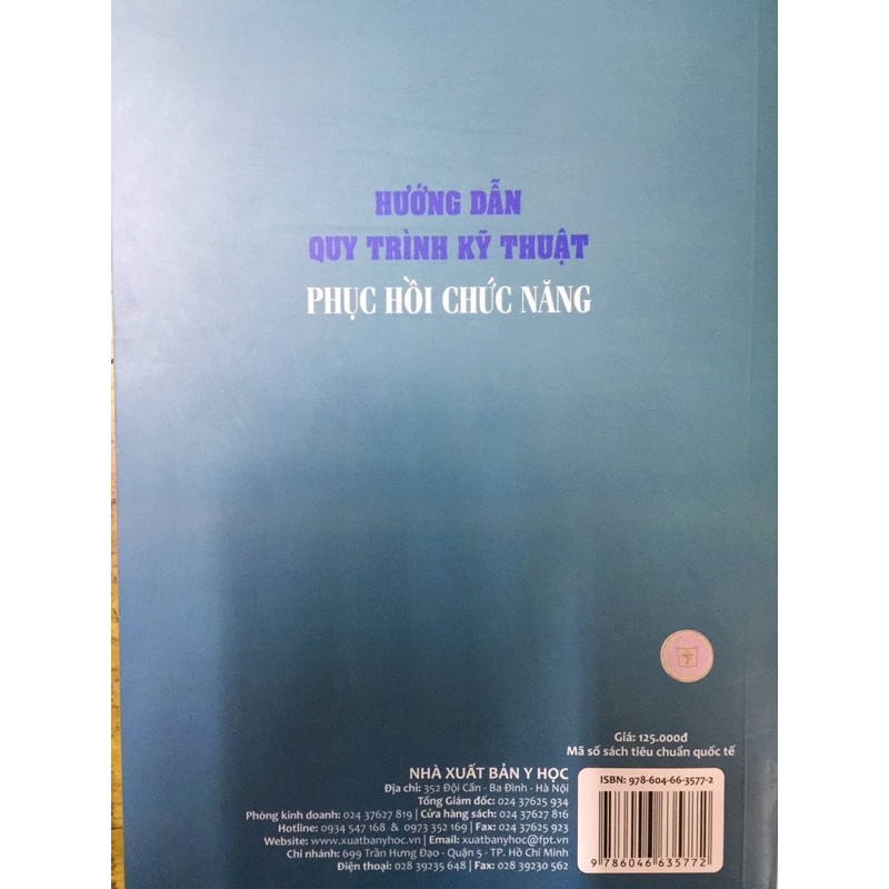 Sách - Hướng dẫn quy trình kỹ thuật Phục hồi chức năng