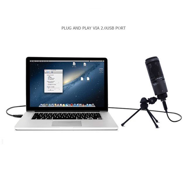 [Mã ELHACE giảm 4% đơn 300K] Micro Condenser USB Cho Streamer, Youtuber Audio Technica AT2020USB+ - Hàng Chính Hãng