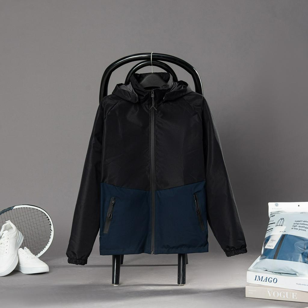 Áo khoác gió nam nữ 2 lớp cao cấp chống nước áo khoác dù thu đông có mũ tháo rời form rộng | BigBuy360 - bigbuy360.vn