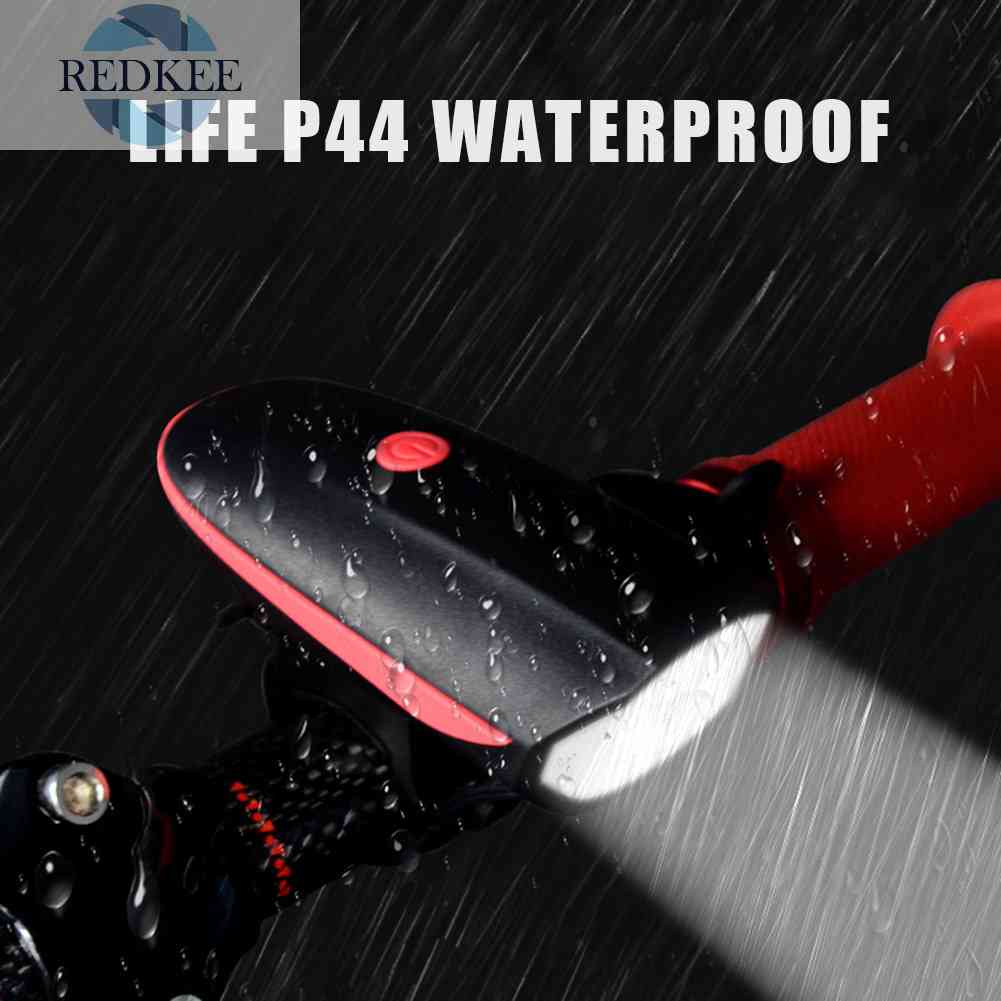 Đèn Pha LED 3W 240LM XPG Chống Thấm Nước Có Thể Sạc Lại Kèm Còi Cho Xe Đạp