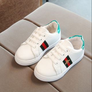 Giày thể thao sọc ong trắng