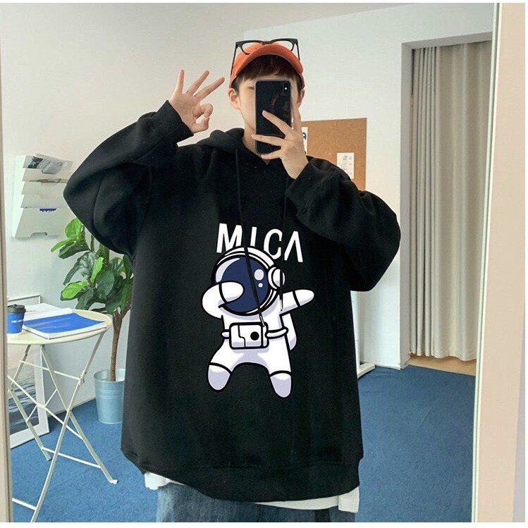Áo Hoodie Phi Hành Gia MICA nỉ bông , mẫu áo unisex cực hot | BigBuy360 - bigbuy360.vn