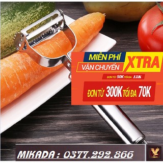 Nạo củ quả inox đa năng 3 trong 1 có thể bào sợi