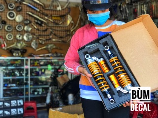 Phuộc sau Ohlins Bình dầu cho xe WAVE DREAM