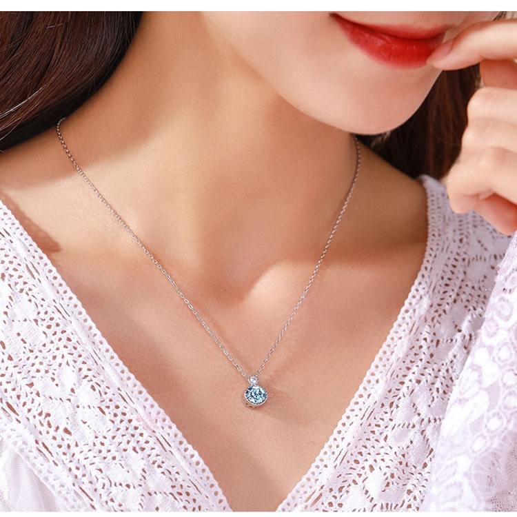 Dây chuyền thời trang phong cách Hàn bạc Ý S925- DC117 giá rẻ