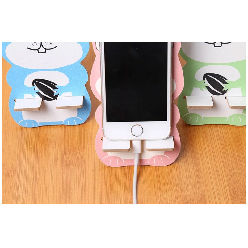 Giá đỡ Điện Thoại bằng gỗ dễ thương thân thiện với môi trường, để xem phim, sạc | BigBuy360 - bigbuy360.vn